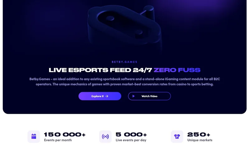 Betby.Games interface