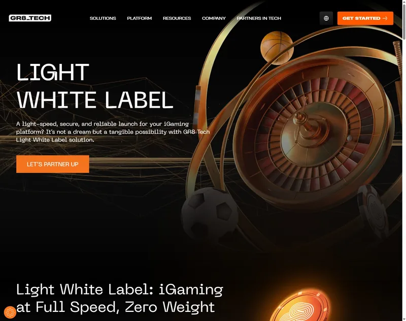 Light White Label — solution render