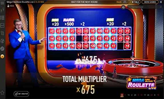 Live Casino interface