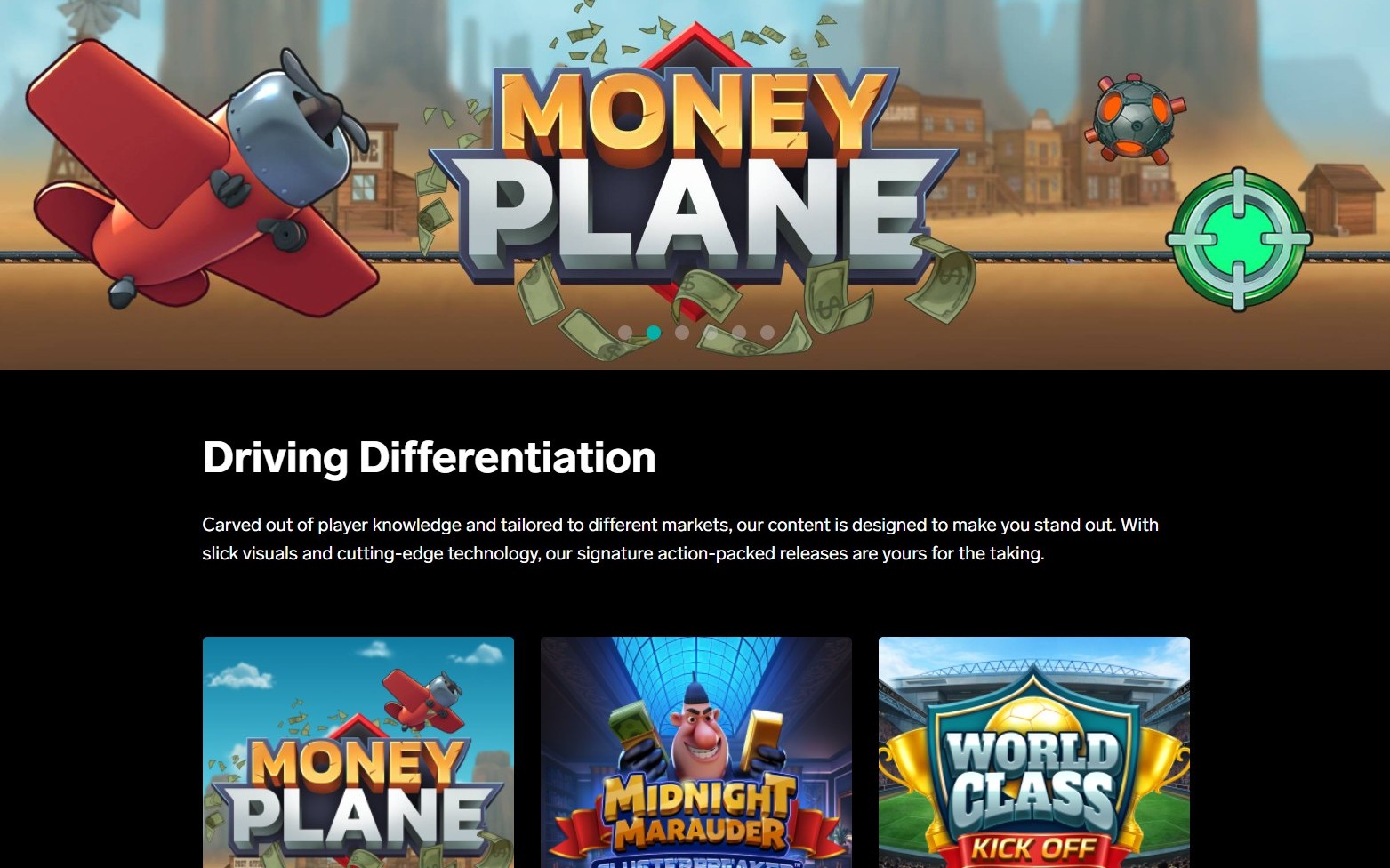 Own-Studio Games interface